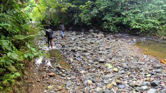 A riverbed in Casiguran, Aurora
