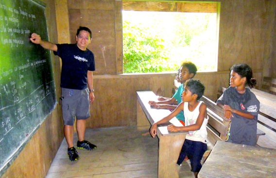 Classroom in Casiguran, Aurora